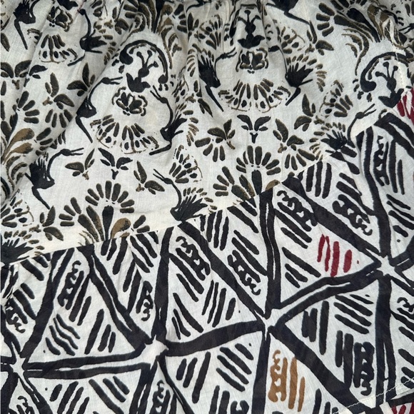 Free People XS Riviera Lined Floral Aztec Mini Skirt - Picture 9 of 9